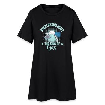 Anesthésiste Le Roi de l’Anesthésie Gazeuse - Robe T-shirt Femme - noir - Devant