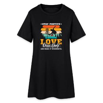 Cadeaux de disc golf Disc Golf - Robe T-shirt Femme - noir - Devant