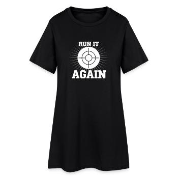 Schießstand Am Schießstand, Schießübungen Am - Frauen T-Shirt-Kleid - Schwarz - Vorne