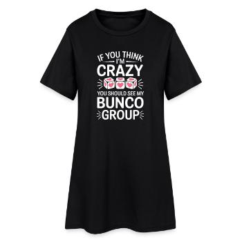 Arnaque, proverbes, jeu de dés, cadeau drôle d’arnaque, - Robe T-shirt Femme - noir - Devant