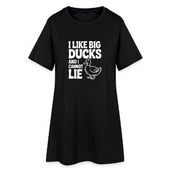 J’aime les gros canards et je ne peux pas mentir - Robe T-shirt Femme - noir - Devant