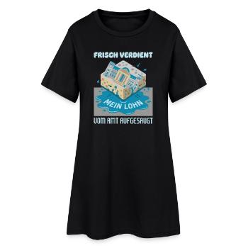 Freshly deserved absorbed by the office - Women’s T-Shirt Dress - black - Front