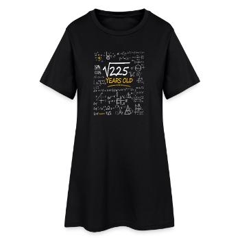 Formules mathématiques pour l’anniversaire de 15 ans drôles - Robe T-shirt Femme - noir - Devant