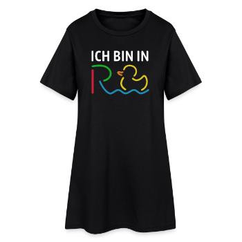 Je suis à la retraite - Retraite - Pension - Robe T-shirt Femme - noir - Devant