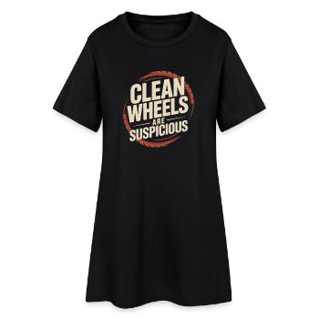 Autocross de piste de la Journée de la Piste Poussière de Frein HPDE - Robe T-shirt Femme - noir - Devant