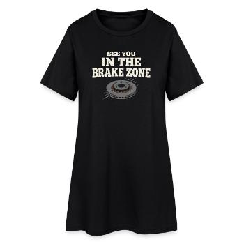 Autocross de piste de la Journée de la Piste Poussière de Frein HPDE - Robe T-shirt Femme - noir - Devant