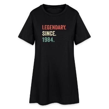 legendary since 1984 - Women’s T-Shirt Dress - black - Front