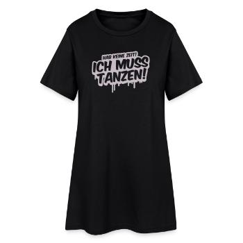 Je dois danser le graffiti - Robe T-shirt Femme - noir - Devant