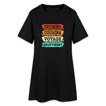 Cousins Cruise Cruise Ship - Robe T-shirt Femme - noir - Devant
