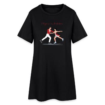 Figure Skating: Elegance in Perfection - Women’s T-Shirt Dress - black - Front