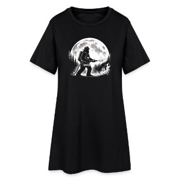 Bigfoot Firefighter - Women’s T-Shirt Dress - black - Front