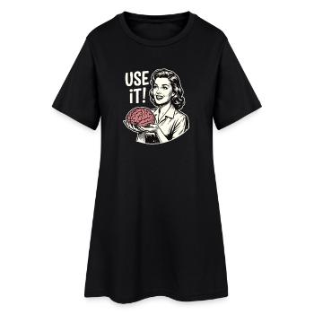 T-shirt sarcasme pour les amateurs d’humour - Robe T-shirt Femme - noir - Devant