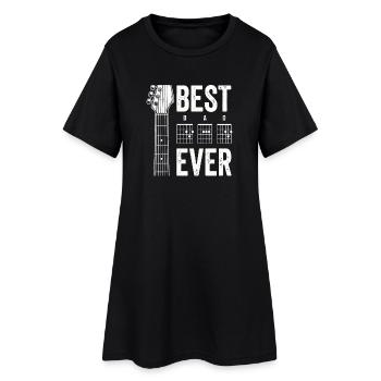 Chemise guitare pour le meilleur papa - Robe T-shirt Femme - noir - Devant