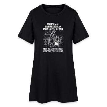 T-shirt humoristique de licorne pour les fans de sarcasme - Robe T-shirt Femme - noir - Devant