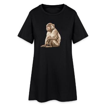Macaque Macaque - Robe T-shirt Femme - noir - Devant