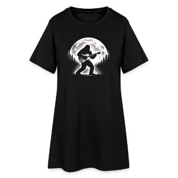 Guitariste de Bigfoot - Robe T-shirt Femme - noir - Devant