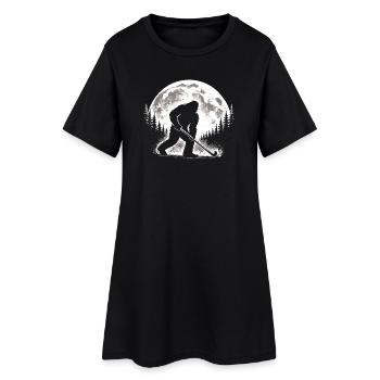 Bigfoot Hockey sur gazon - Robe T-shirt Femme - noir - Devant