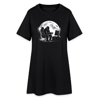 Bigfoot Gamer - Women’s T-Shirt Dress - black - Front