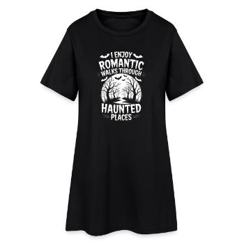 Expressions d’horreur Cadeau romantique drôle d’horreur - Robe T-shirt Femme - noir - Devant