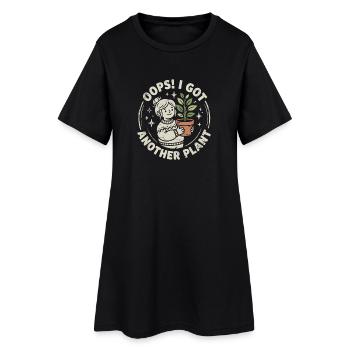 T-shirt humoristique des plantes pour les amoureux des plantes - Robe T-shirt Femme - noir - Devant