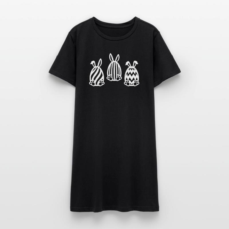EASTER EASTER BUNNY EASTER EGGS Women’s T-Shirt Dress