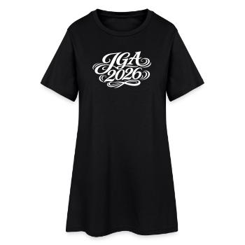 Jga 2026 Enterrement de vie de garçon - Robe T-shirt Femme - noir - Devant