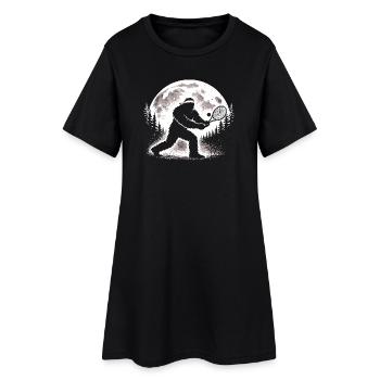 Joueur de tennis Bigfoot - Robe T-shirt Femme - noir - Devant