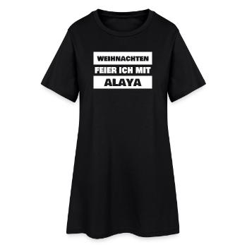 Dire Alaya - Robe T-shirt Femme - noir - Devant