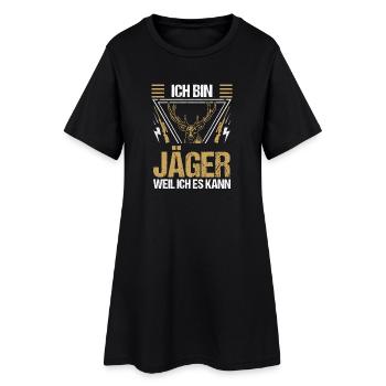 Chasse Chasse Chasseurs Chasseurs - Robe T-shirt Femme - noir - Devant