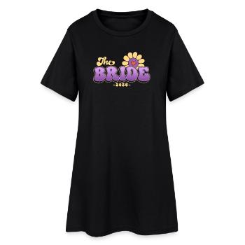 Mariée - Enterrement de vie de jeune fille 2026 Femmes - Robe T-shirt Femme - noir - Devant