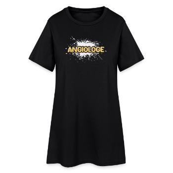 Angiologue comme tâche - Robe T-shirt Femme - noir - Devant