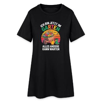 Garden Shirt I'm in the Garden Now - Women’s T-Shirt Dress - black - Front