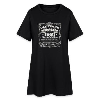35. Geburtstag Geschenk Mann Oldtimer März 1991 - Frauen T-Shirt-Kleid - Schwarz - Vorne