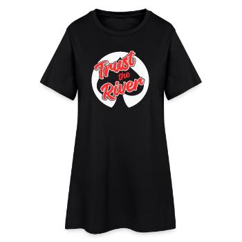 Poker -Trust_the_river - Robe T-shirt Femme - noir - Devant