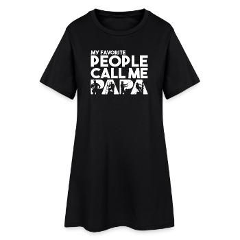 Meine Lieblingsleute nennen mich Papa Elektriker Kunst - Frauen T-Shirt-Kleid - Schwarz - Vorne