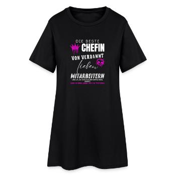 Meilleur patron de foutus chers employés - Robe T-shirt Femme - noir - Devant