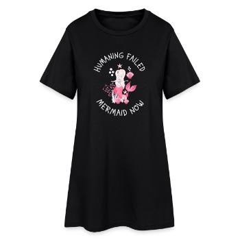 L’humanisation a échoué – Sirène qui dit maintenant - Robe T-shirt Femme - noir - Devant