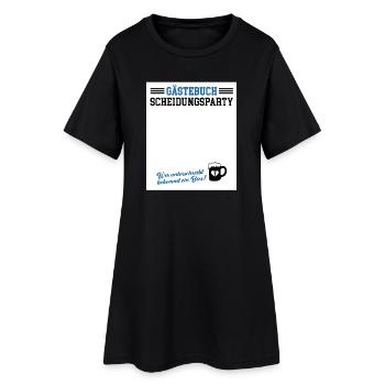 Livre d’or, Divorce Party Divorcé - Robe T-shirt Femme - noir - Devant