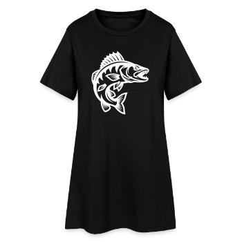 Pike Fish - Women’s T-Shirt Dress - black - Front
