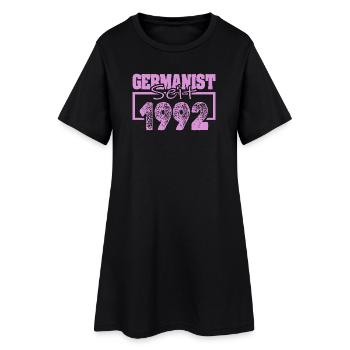 Chercheur en études allemandes 1992 - Robe T-shirt Femme - noir - Devant