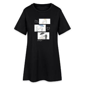 K-Drama Produits dérivés Coréens K-Pop Drame - Robe T-shirt Femme - noir - Devant