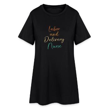 Obstétrique-obstétrique gynécologie-obstétricienne sage-femme - Robe T-shirt Femme - noir - Devant