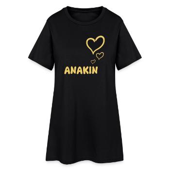 Nom : Anakin - Robe T-shirt Femme - noir - Devant
