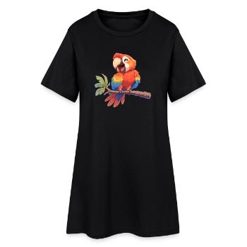 L’ère de l’ara - Robe T-shirt Femme - noir - Devant