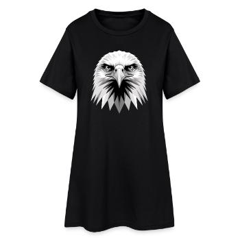 Aigle Pygargue à tête blanche Aigle royal Pygargue à queue blanche - Robe T-shirt Femme - noir - Devant