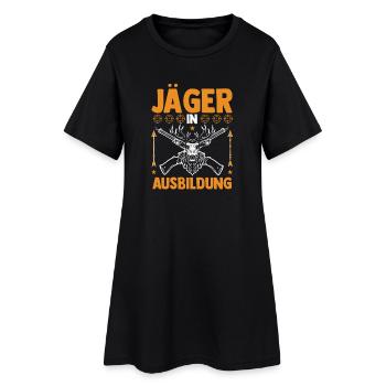 Jagd Ausbildung Jagen Waidmann Jäger - Frauen T-Shirt-Kleid - Schwarz - Vorne