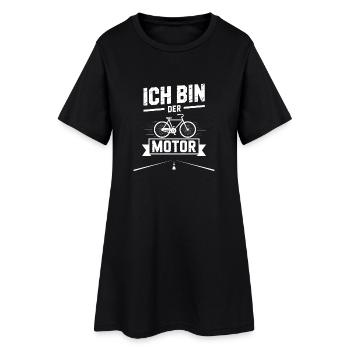 Ich bin der Motor Bike - Frauen T-Shirt-Kleid - Schwarz - Vorne