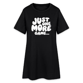 Another game of bubbly font - Women’s T-Shirt Dress - black - Front