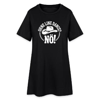 Life Without Line Dance - Never - Women’s T-Shirt Dress - black - Front