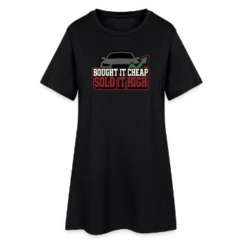 Car Flipper Flip Cars Revendeur de voitures - Robe T-shirt Femme - noir - Devant